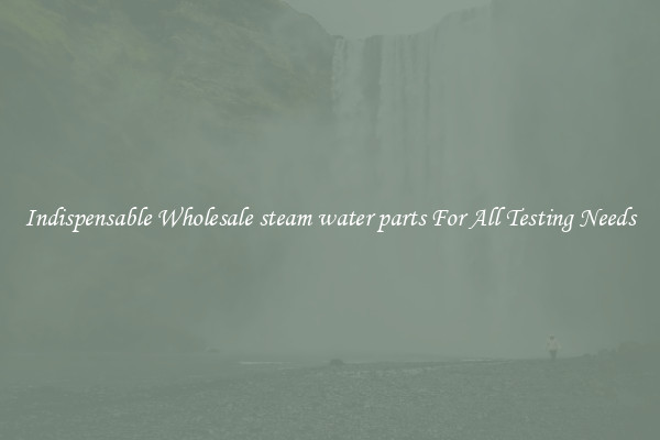 Indispensable Wholesale steam water parts For All Testing Needs