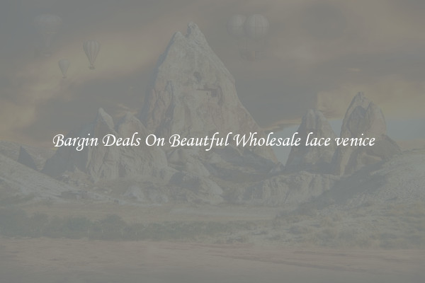 Bargin Deals On Beautful Wholesale lace venice