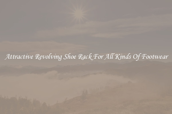 Attractive Revolving Shoe Rack For All Kinds Of Footwear