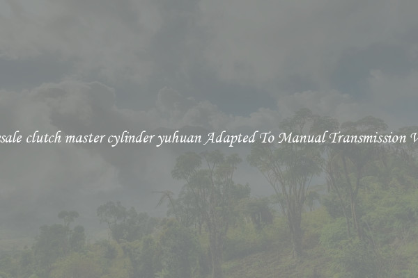 Wholesale clutch master cylinder yuhuan Adapted To Manual Transmission Vehicles