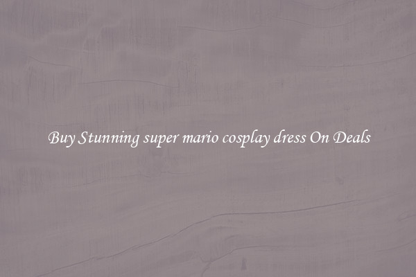 Buy Stunning super mario cosplay dress On Deals